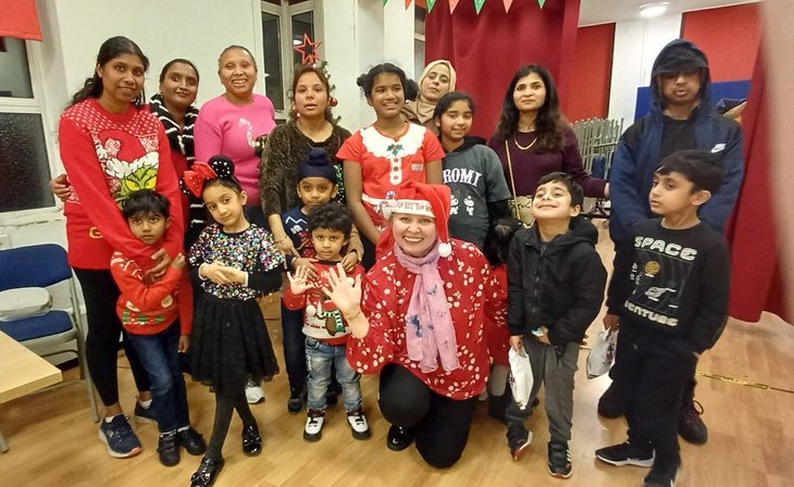 Mothers, caregivers and children together