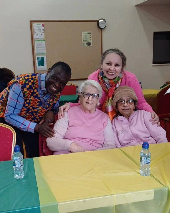 Women together at a wellbeing session